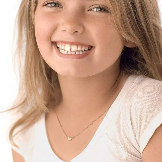 Heart Initial Necklaces for Women Girls - 14K Gold Filled Heart Pendant Letter Alphabet Necklace Tiny Initial Necklaces for Girls Gifts Heart Letter Initial Necklace Gifts for Girls Teens