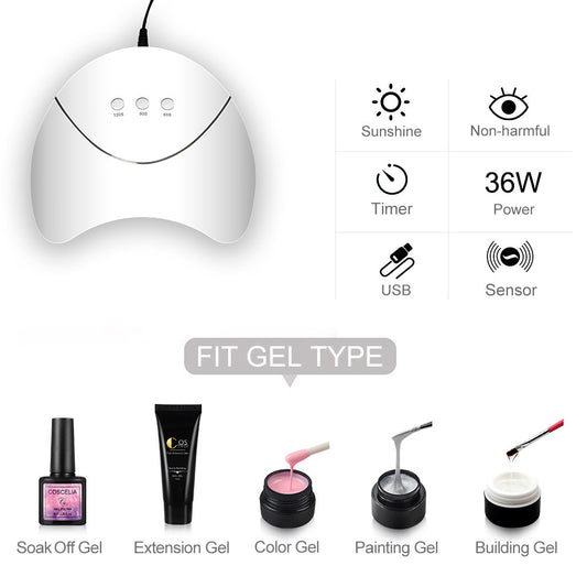 Manicure Tool Set Nail Polish Glue Full Set