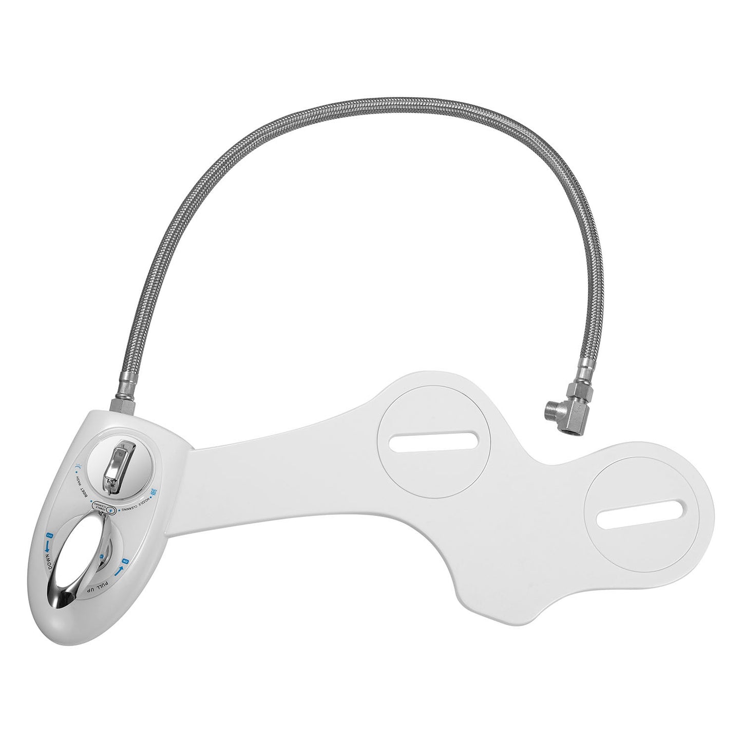 Cold Water Spray Bidet Self-Cleaning Dual Nozzle Bidet Feminine Wash Non Electric Mechanical Toilet Seat Cover